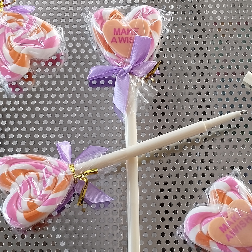 Lollipop Heart Pens ×2